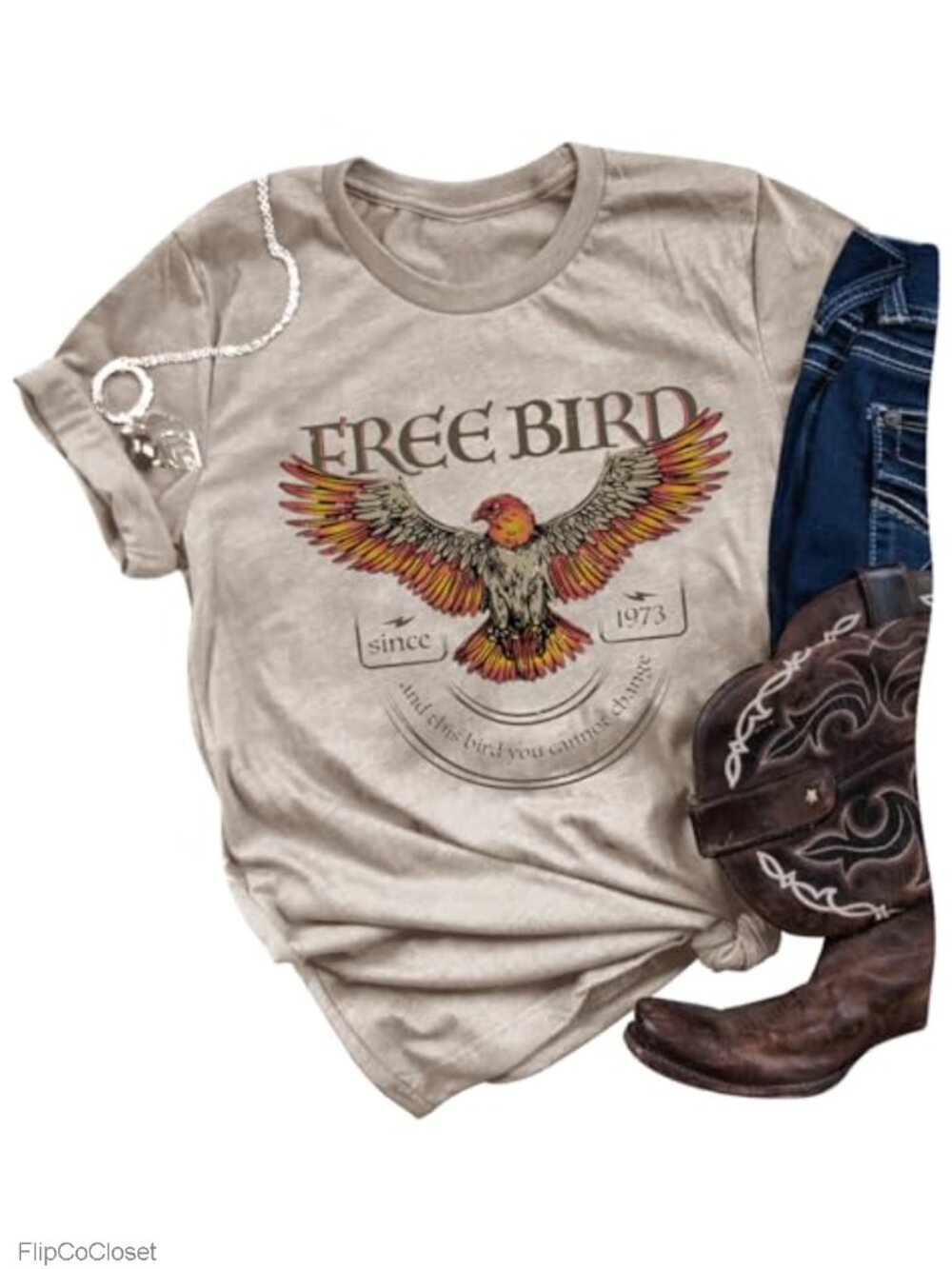 Womens Country Music Beer Graphic T-Shirt Cotton Blend Short Sleeve